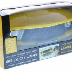 Mechanics 3D Light FX Plastic Muscle Car Light - Yellow