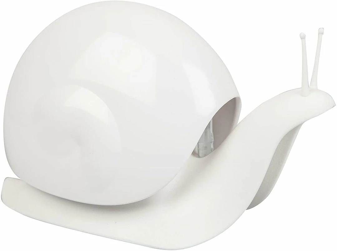 QUALY Escar Snail Shaped Soap Dispenser Bathroom Shower Accessory