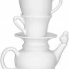 Invotis 2-Piece Cup And Saucer Vase