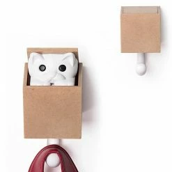 The Unusual Gift Company Pets Kitt-a-Boo Wall Hook