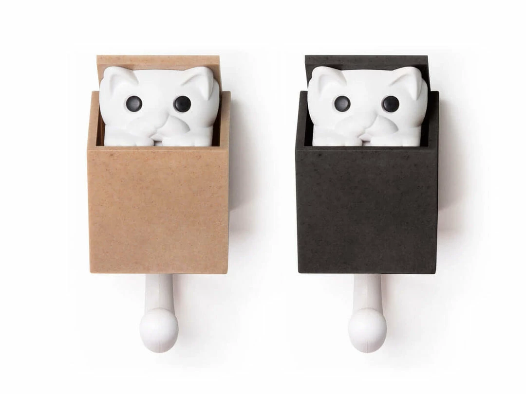 The Unusual Gift Company Pets Kitt-a-Boo Wall Hook