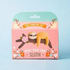 The Unusual Gift Company Novelty Gifts Make Your Own Sloth Kit