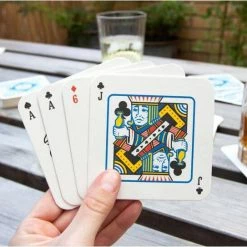 The Unusual Gift Company Playing Card Drink Mats