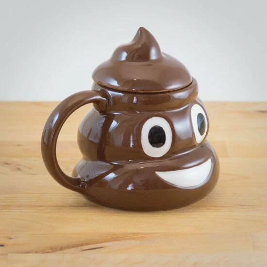 The Unusual Gift Company Poo Mug Coffee & Tea Lovers