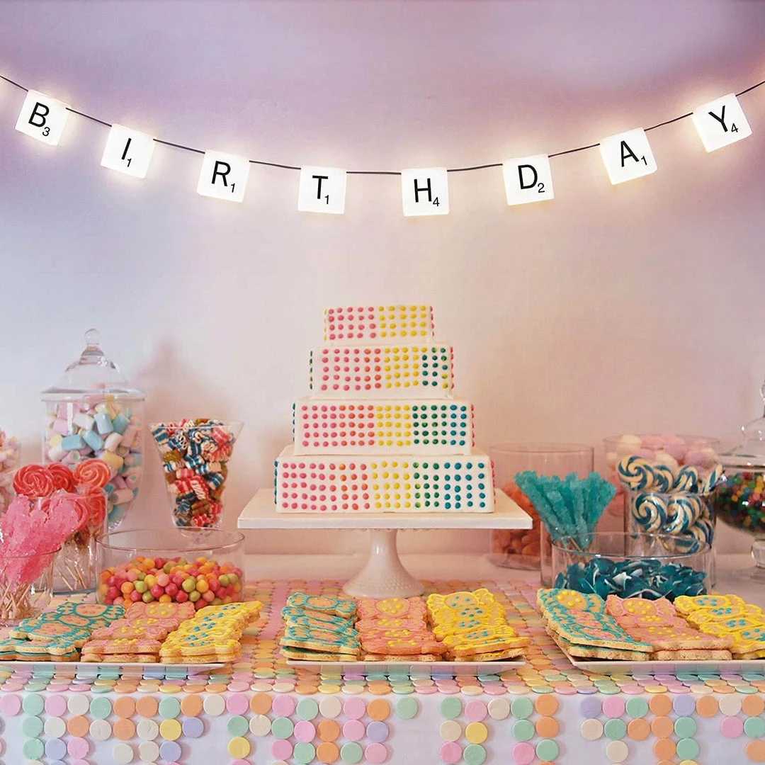 The Unusual Gift Company Scrabble Lights