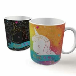 The Unusual Gift Company Coffee & Tea Lovers Unicorn Colour Changing Mug