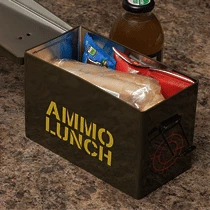 The Unusual Gift Company Ammo Lunch Box Funny Gifts