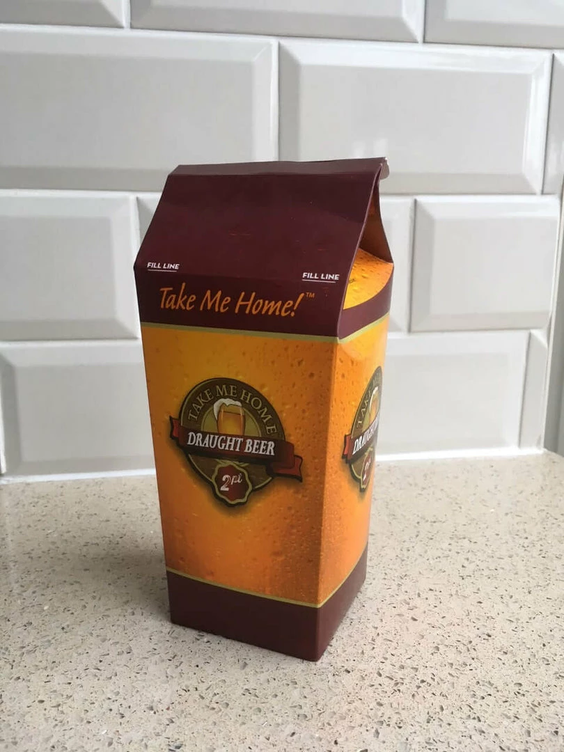 The Unusual Gift Company Take Home Beer Carton