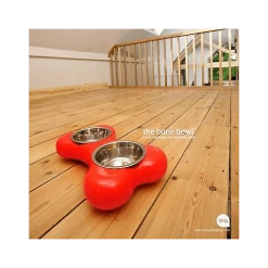 The Unusual Gift Company Bone Shaped Dog Bowl