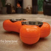 The Unusual Gift Company Bone Shaped Dog Bowl