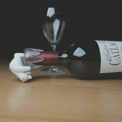 The Unusual Gift Company Bottoms Up Bear Bottle Stopper Mums