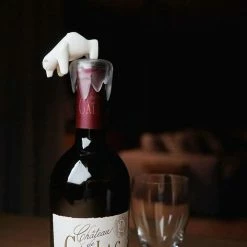 The Unusual Gift Company Bottoms Up Bear Bottle Stopper Mums