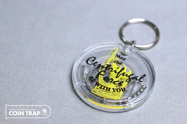 The Unusual Gift Company Centrifugal Force Keychain Geeks