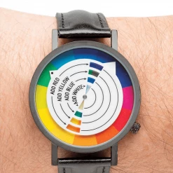 Unemployed Philosophers Guild Colour Wheel Watch
