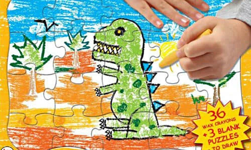 The Unusual Gift Company Create Your Own Crayon Puzzle