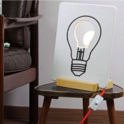 The Unusual Gift Company Draw Lamp