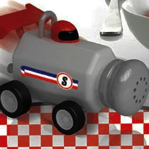 Mustard Formula Fun Salt And Pepper Shakers Mechanics