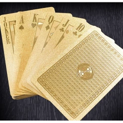 The Unusual Gift Company Gold Playing Cards Mechanics