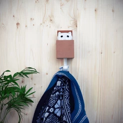 The Unusual Gift Company Pets Kitt-a-Boo Wall Hook