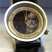 The Unusual Gift Company Weird Clocks Leonardo Da Vinci Watch
