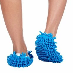The Unusual Gift Company Lazy Housekeeper Mop Slippers Dads