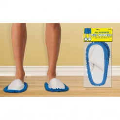 The Unusual Gift Company Lazy Housekeeper Mop Slippers Dads