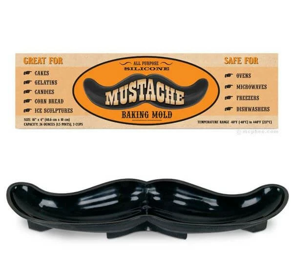 The Unusual Gift Company Moustache Baking Mould