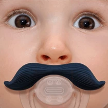 The Unusual Gift Company Moustache Pacifier Funny Gifts