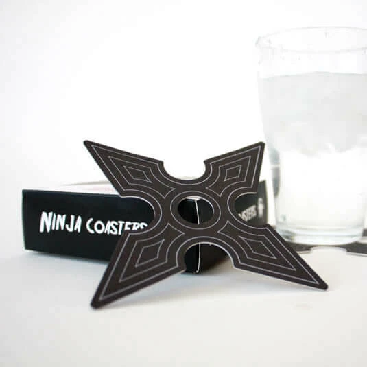The Unusual Gift Company Ninja Star Coasters
