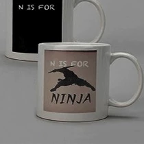 The Unusual Gift Company Ninja Morph Mug Coffee & Tea Lovers