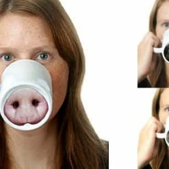 The Unusual Gift Company Animal Nose Mugs