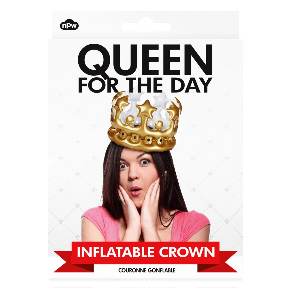The Unusual Gift Company Inflatable Crown
