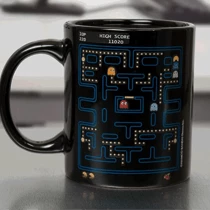 The Unusual Gift Company Pac-Man Heat Changing Mug Coffee & Tea Lovers
