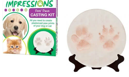 The Unusual Gift Company Pet's Paws Casting Kit Pets