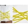 The Unusual Gift Company Police Line Shower Curtain Bathroom Gifts