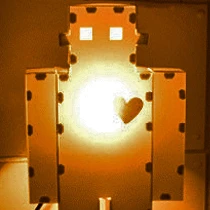 The Unusual Gift Company Robot Lamp