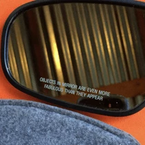 The Unusual Gift Company Sideview Purse Mirror Novelty Gifts