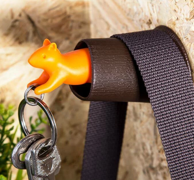 The Unusual Gift Company Squirrel Keyring And Holder