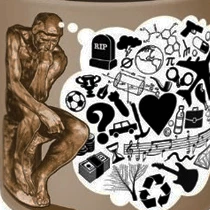 The Unusual Gift Company Artists Thinker Mug