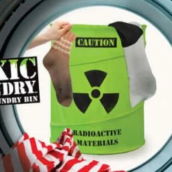 The Unusual Gift Company Sisters & Brothers Toxic Laundry Bin