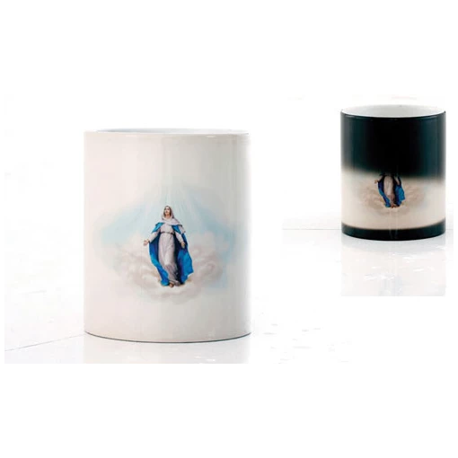 The Unusual Gift Company Virgin Mary Miracle Mug Coffee & Tea Lovers
