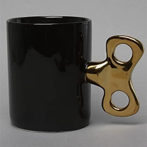The Unusual Gift Company Coffee & Tea Lovers Wind Up Mug