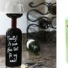 The Unusual Gift Company Wine Bottle Glass Foodies