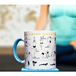 The Unusual Gift Company How To Do Yoga Mug Coffee & Tea Lovers