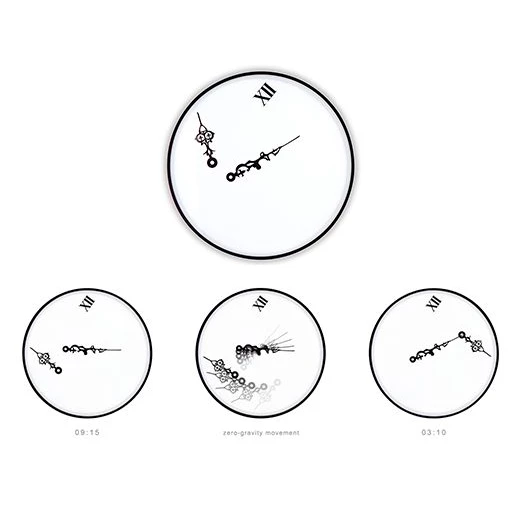 Kikkerland Zero Gravity Wall Clock